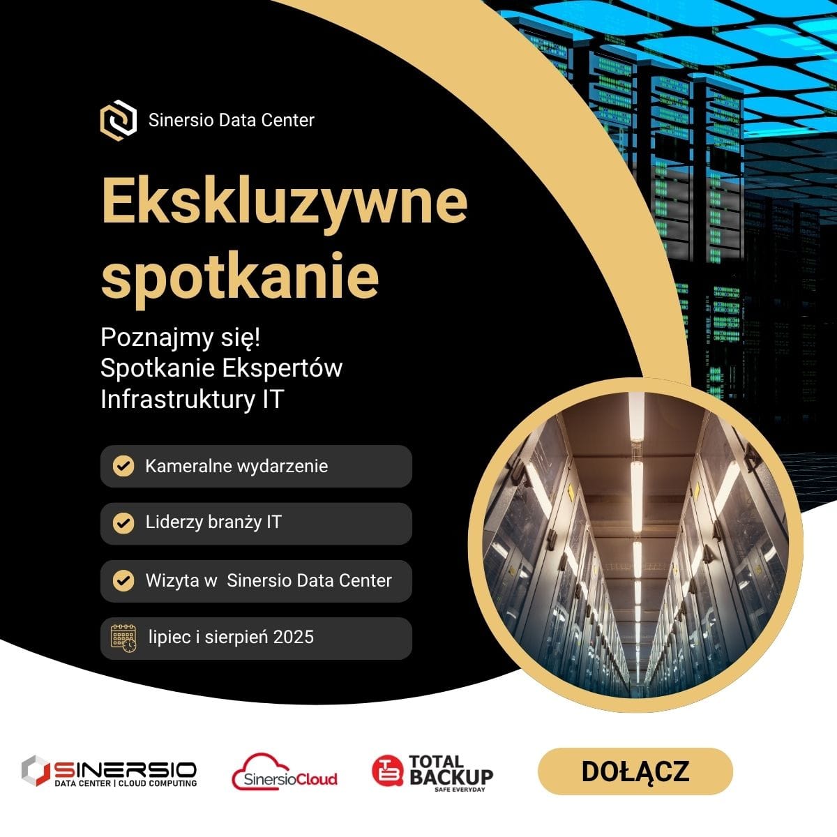 Ekskluzywne spotkanie w Data Center Sinersio